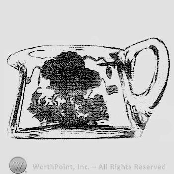 Glass pattern: Rogene; creamer.