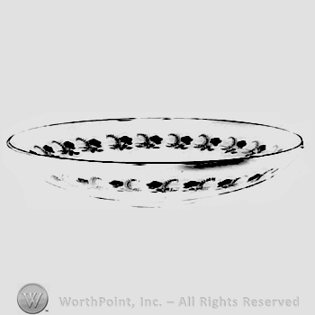 Glass pattern: Rosemary; bowl.
