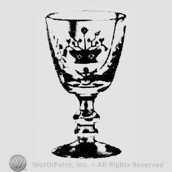 Glass pattern: Sampler; cordial.