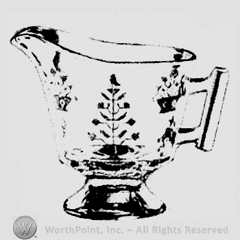 Glass pattern: Sampler; creamer.