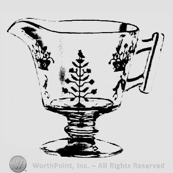 Glass pattern: Sampler; creamer.