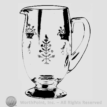 Glass pattern: Sampler; jug.