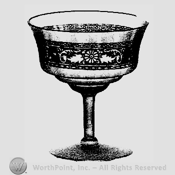 Glass pattern: Seville; goblet.