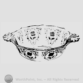 Glass pattern: Shirley; dish.