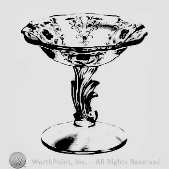 Glass pattern: Shirley; comport.