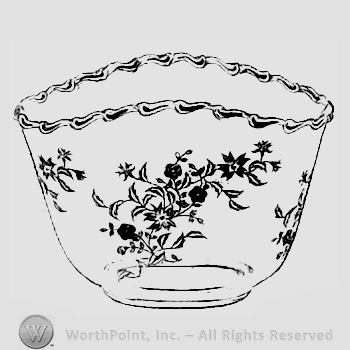 Glass pattern: Starflower; vase.