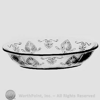 Glass pattern: Trojan; bowl.