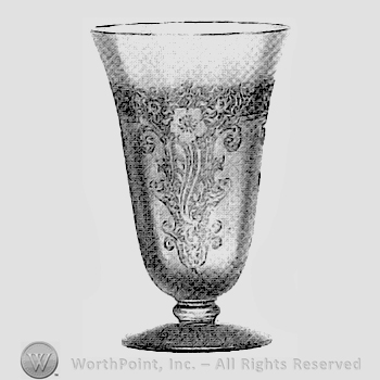 Glass pattern: Vesper; tumbler.