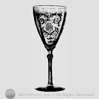 Glass pattern: Versailles; goblet.