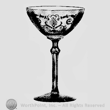 Glass pattern: Versailles; goblet.