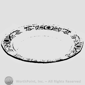 Glass pattern: Versailles; plate.