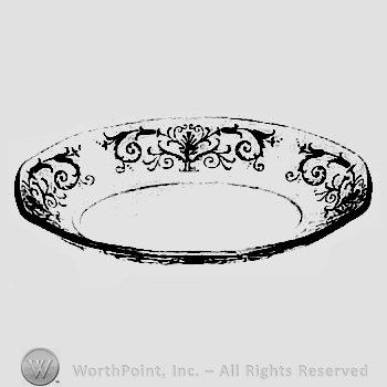 Glass pattern: Versailles; plate.