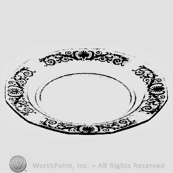 Glass pattern: Versailles; plate.