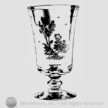 Glass pattern: Willow; tumbler.