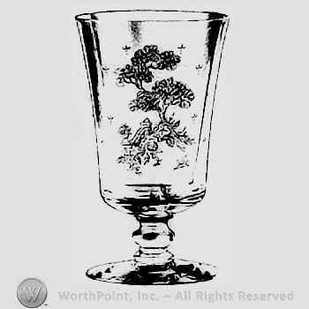 Glass pattern: Willow; tumbler.