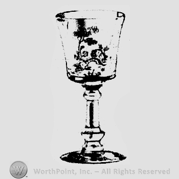 Glass pattern: Willow; cordial.