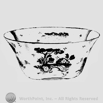 Glass pattern: Willow; finger bowl.