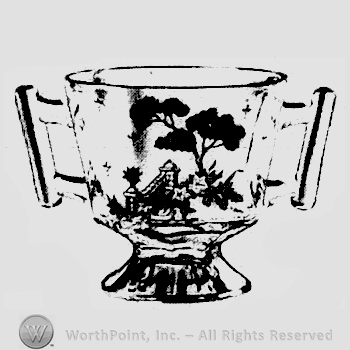 Glass pattern: Willow; sugar.