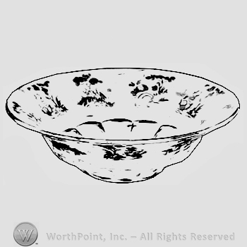 Glass pattern: Willow; bowl.