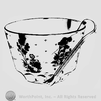 Glass pattern: Willow; ice tub.
