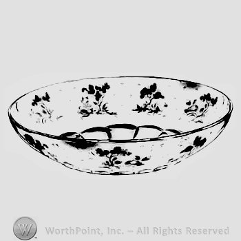 Glass pattern: Willow; bowl.
