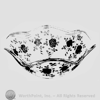 Glass pattern: Willowmere; bowl.