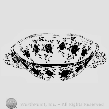 Glass pattern: Willowmere; bowl.