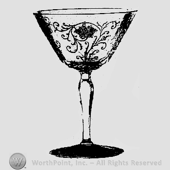 Glass pattern: Woodland; tumbler.