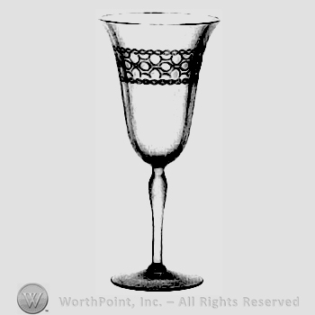 Glass pattern: Cordelia; goblet.