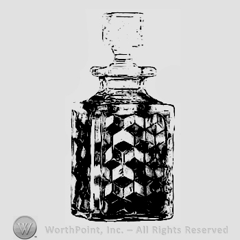 Glass pattern: American; cologne.