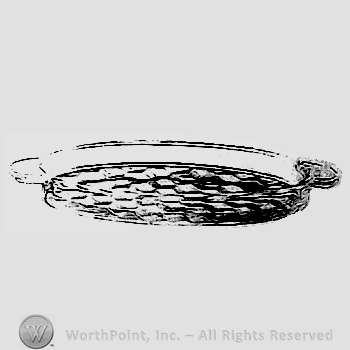 Glass pattern: American; tray.