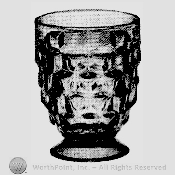 Glass pattern: American; tumbler.