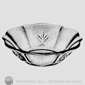 Glass pattern: Baroque; fruit bowl.
