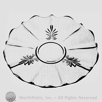 Glass pattern: Baroque; plate.