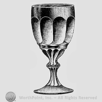 Glass pattern: Bedford; goblet.