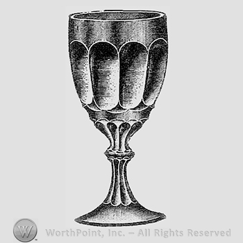 Glass pattern: Bedford; goblet.
