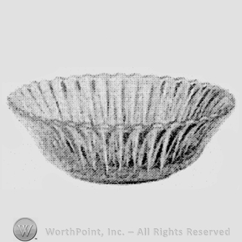 Glass pattern: Radiance; bowl.