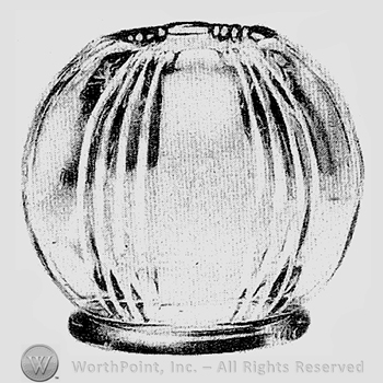 Glass pattern: Sunray; bowl.