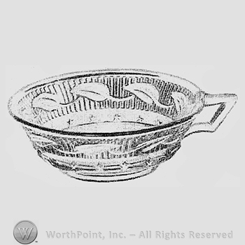 Glass pattern: Wistar; nappy.