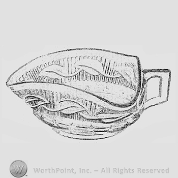 Glass pattern: Wistar; nappy.