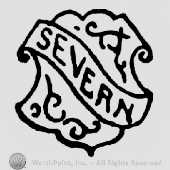 Shield with a ribbon with Severn written on it