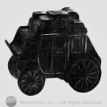 Glass pattern: No. 2680; stagecoach & cover.