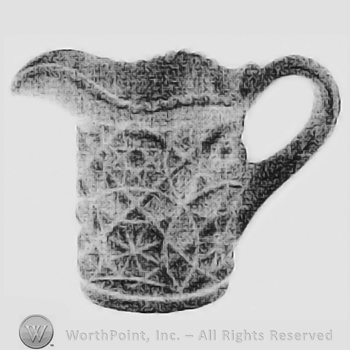 Glass pattern: No. 1704; creamer.