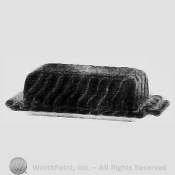 Glass pattern: No. 2412; butter and cover.
