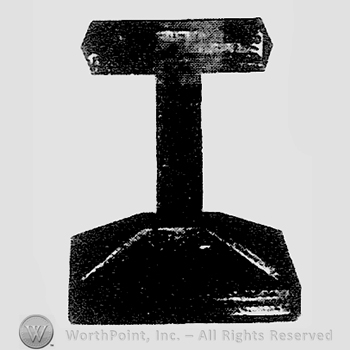 Glass pattern: No. 1981; shoe rest.