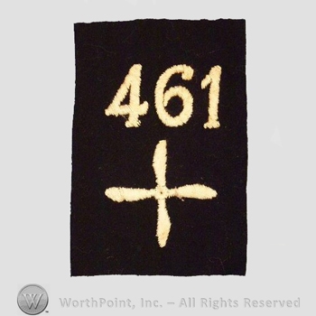 WWI Enlisted Squadron Patch : 461st Air Service Enlisted Squadron Patch.