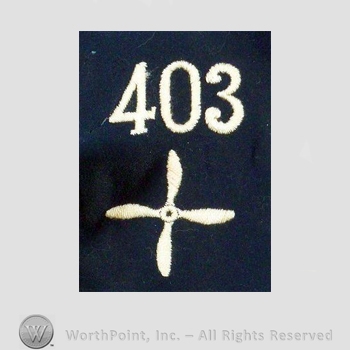 WWI Enlisted Squadron Patch : 403rd Air Service Enlisted Squadron Patch.