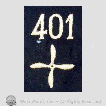 WWI Enlisted Squadron Patch : 401st Air Service Enlisted Squadron Patch.