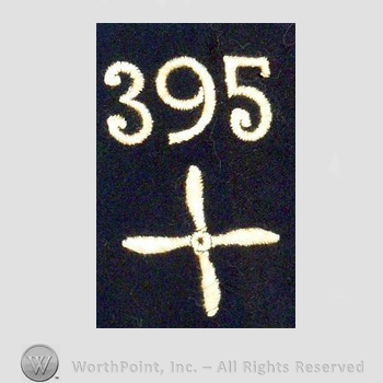 WWI Enlisted Squadron Patch : 395th Air Service Enlisted Squadron Patch.