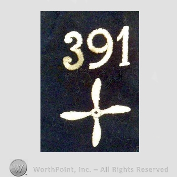 WWI Enlisted Squadron Patch : 391st Air Service Enlisted Squadron Patch.